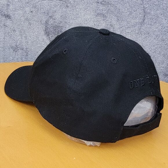 Raising Canes Employee Uniform Hat Black One Love Adjustable Hook Loop Cap 1LV - Picture 8 of 16